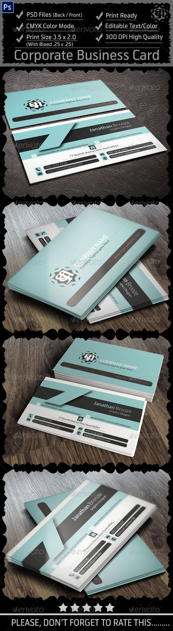 GraphicRiver Corporate Business Card Vol 12 8618463 GraphicRiver Corporate Business Card Vol 12 8618463