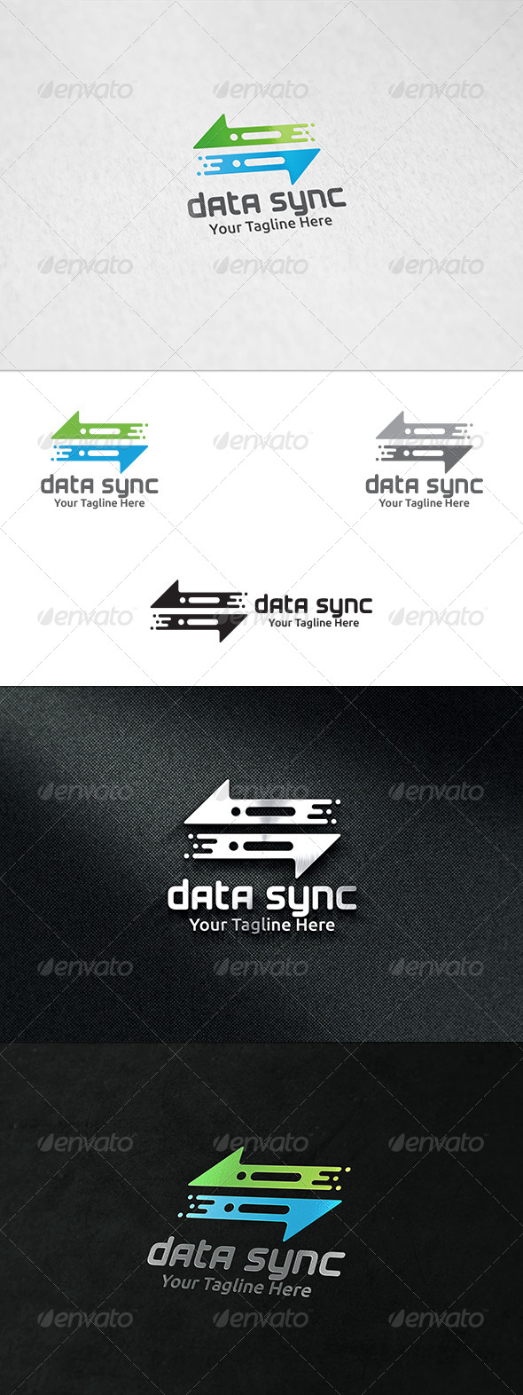 GraphicRiver Data Sync Logo Template 8618655 GraphicRiver Data Sync Logo Template 8618655