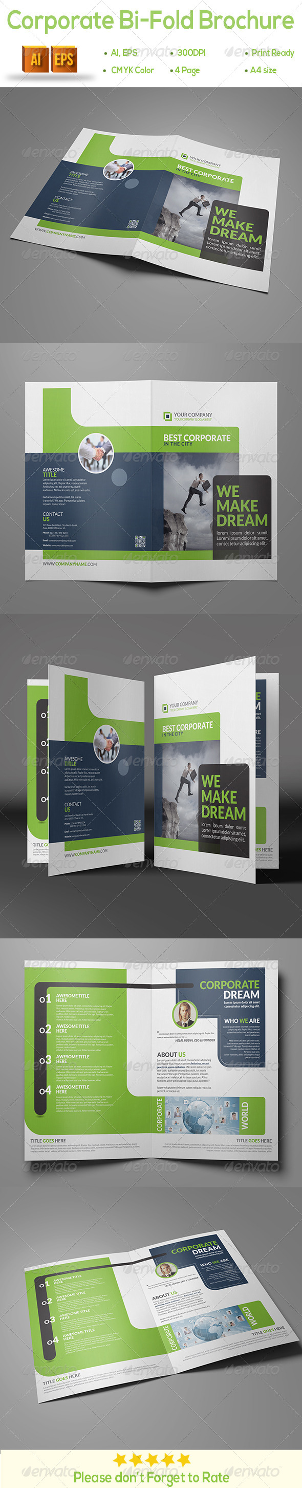 Corporate Bi-Fold Brochure Corporate Bi-Fold Brochure