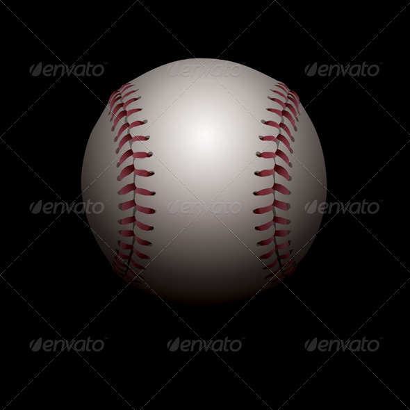 GraphicRiver Vector Shadowed Baseball Illustration 8619267 GraphicRiver Vector Shadowed Baseball Illustration 8619267