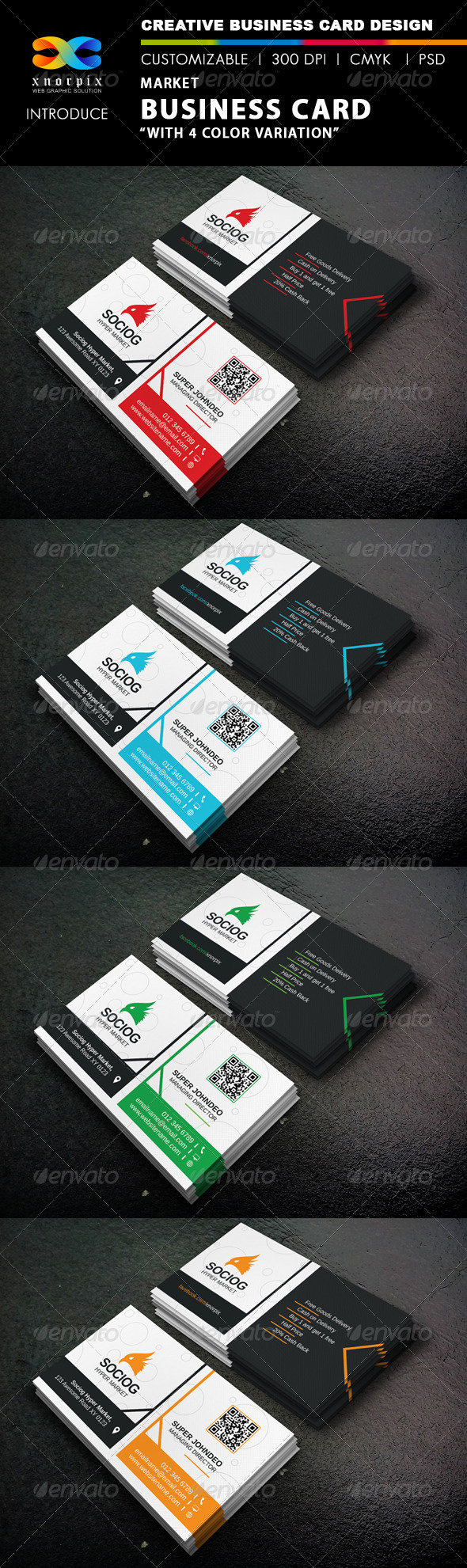 Market Business Card Market Business Card