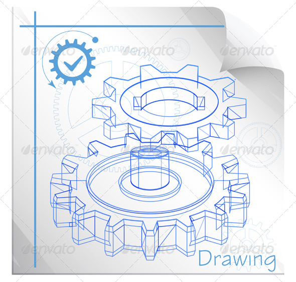 GraphicRiver Technical Drawing Illustration 8619496 GraphicRiver Technical Drawing Illustration 8619496