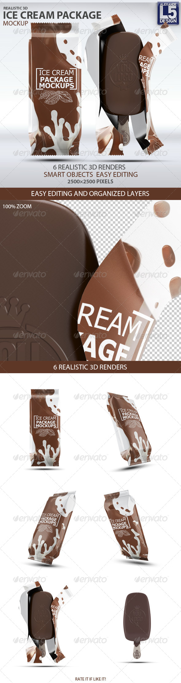 Ice Cream Package Mock-Up