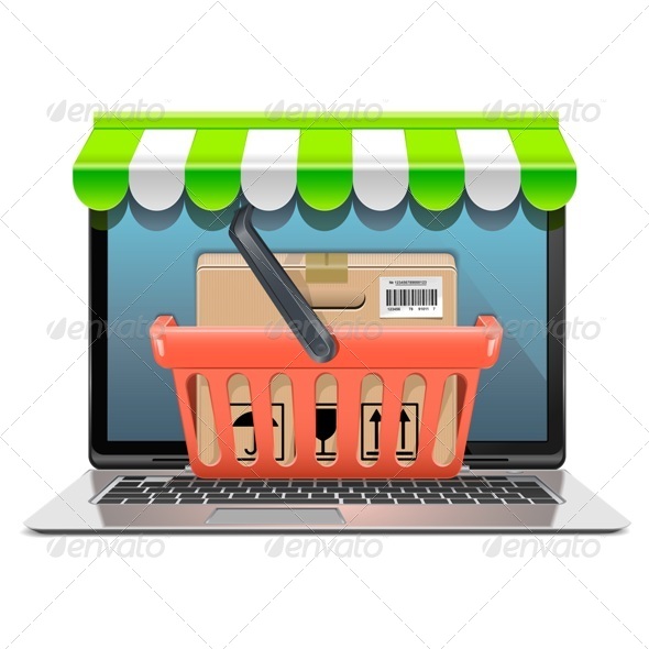 GraphicRiver Vector Computer Shopping Concept 8621701 GraphicRiver Vector Computer Shopping Concept 8621701
