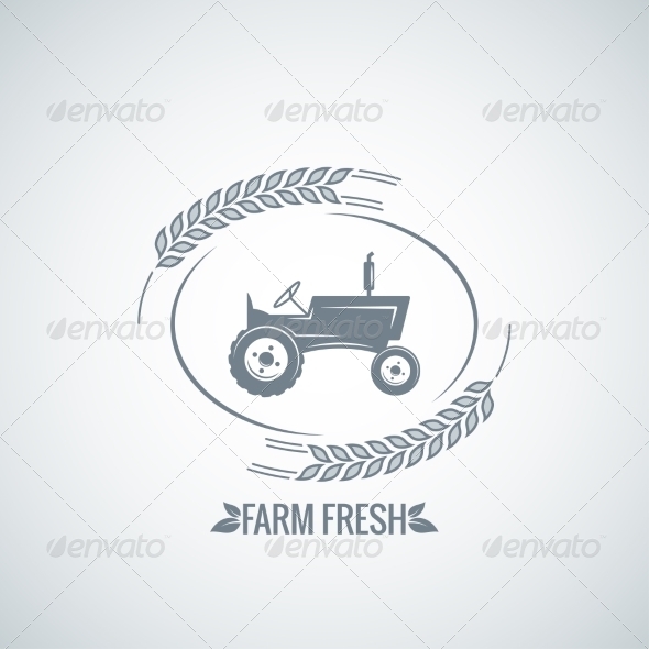 GraphicRiver Farm Fresh Tractor Background 8621771 GraphicRiver Farm Fresh Tractor Background 8621771