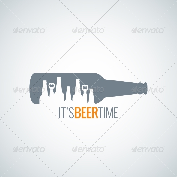 GraphicRiver Beer Bottle City Design Background 8621781 GraphicRiver Beer Bottle City Design Background 8621781