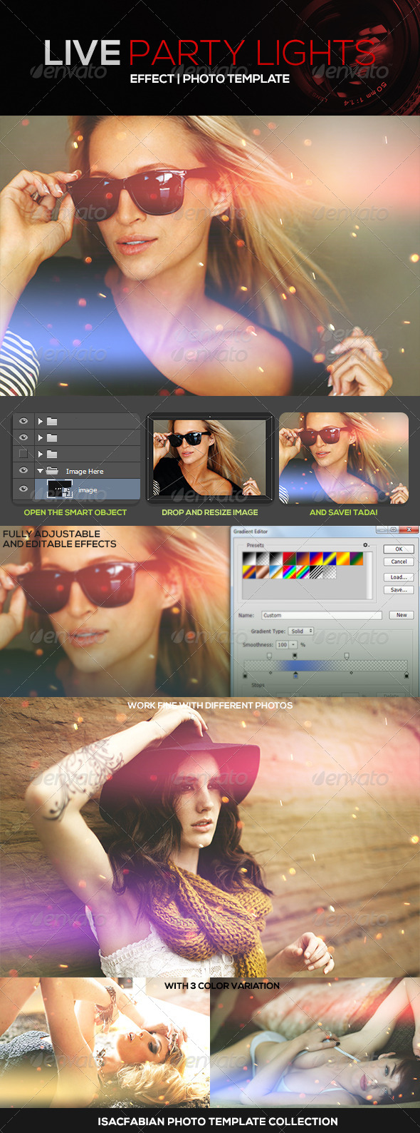 GraphicRiver Live Party Lights Photo Template 8622289 GraphicRiver Live Party Lights Photo Template 8622289