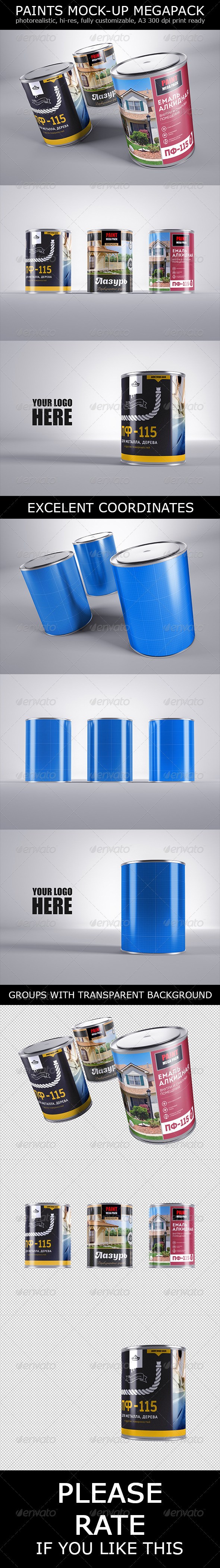 GraphicRiver Photorealistic Wall Paints 3 Layout Mock-up 8624352 GraphicRiver Photorealistic Wall Paints 3 Layout Mock-up 8624352