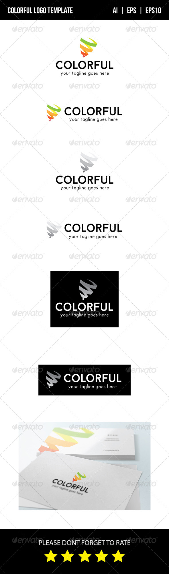 GraphicRiver Colorful Logo Template 8624610 GraphicRiver Colorful Logo Template 8624610