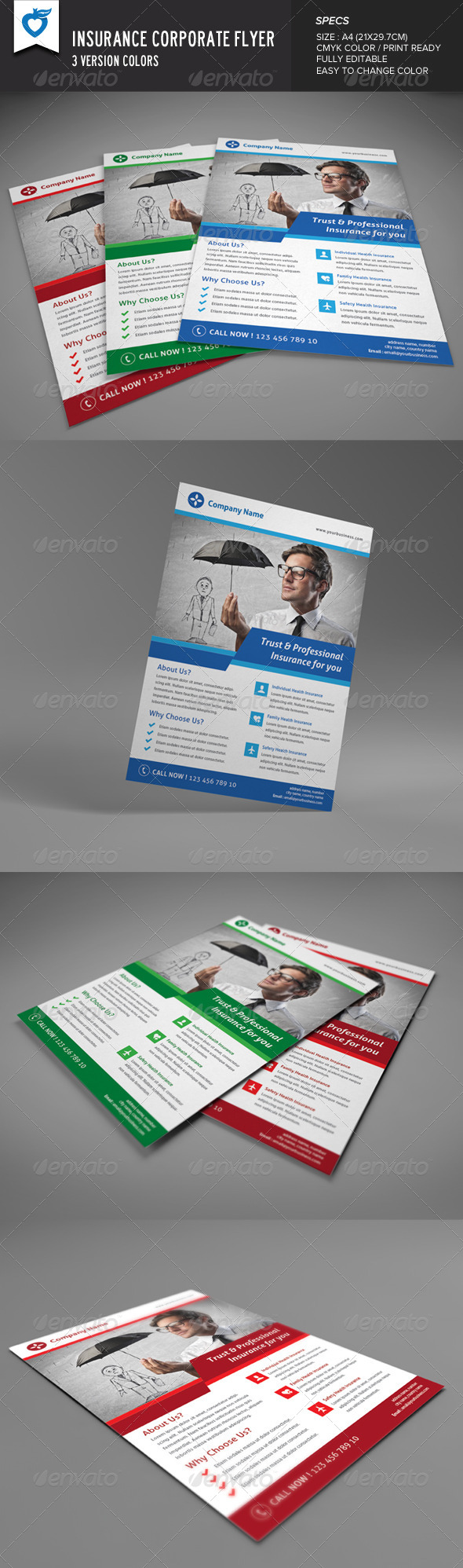 GraphicRiver Insurance Corporate Flyer 8625013 GraphicRiver Insurance Corporate Flyer 8625013