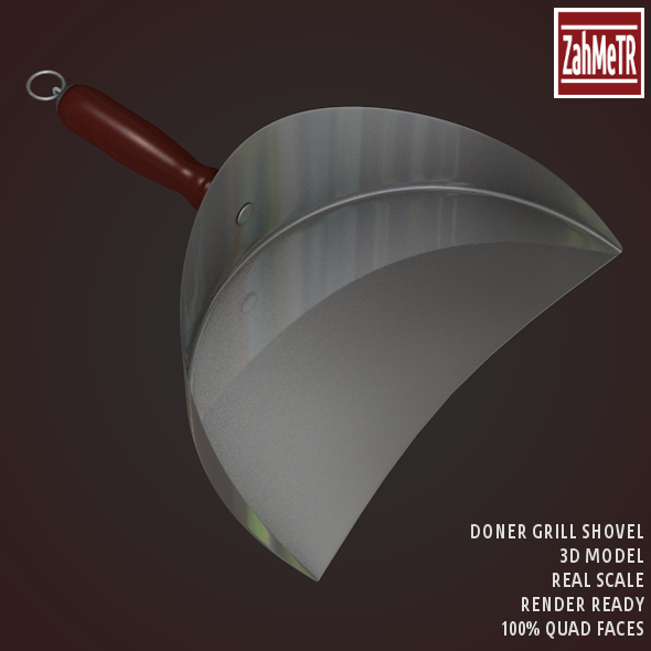 3DOcean Doner Grill Shovel 3D Model 8625223 3DOcean Doner Grill Shovel 3D Model 8625223