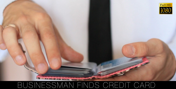 Businessman Finds Credit Card Businessman Finds Credit Card