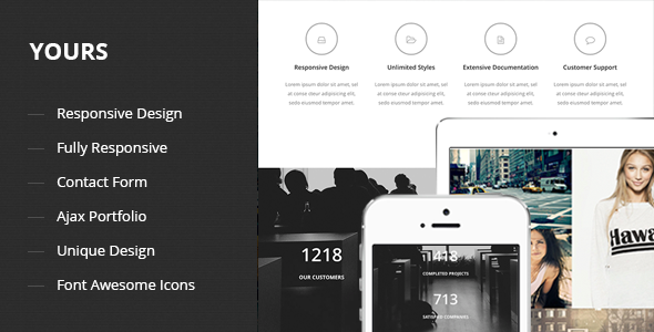 Yours - Responsive Onepage Template