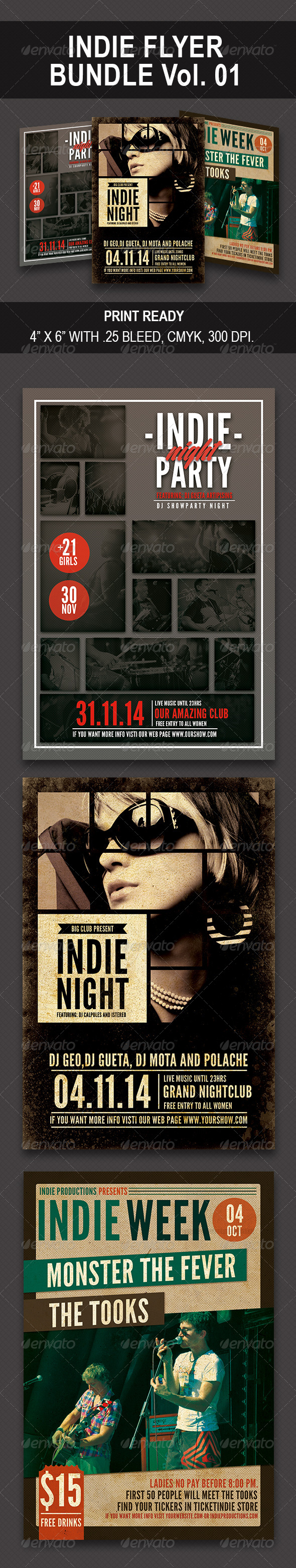 GraphicRiver Indie Bundle Flyer Vol 01 8541162 GraphicRiver Indie Bundle Flyer Vol 01 8541162