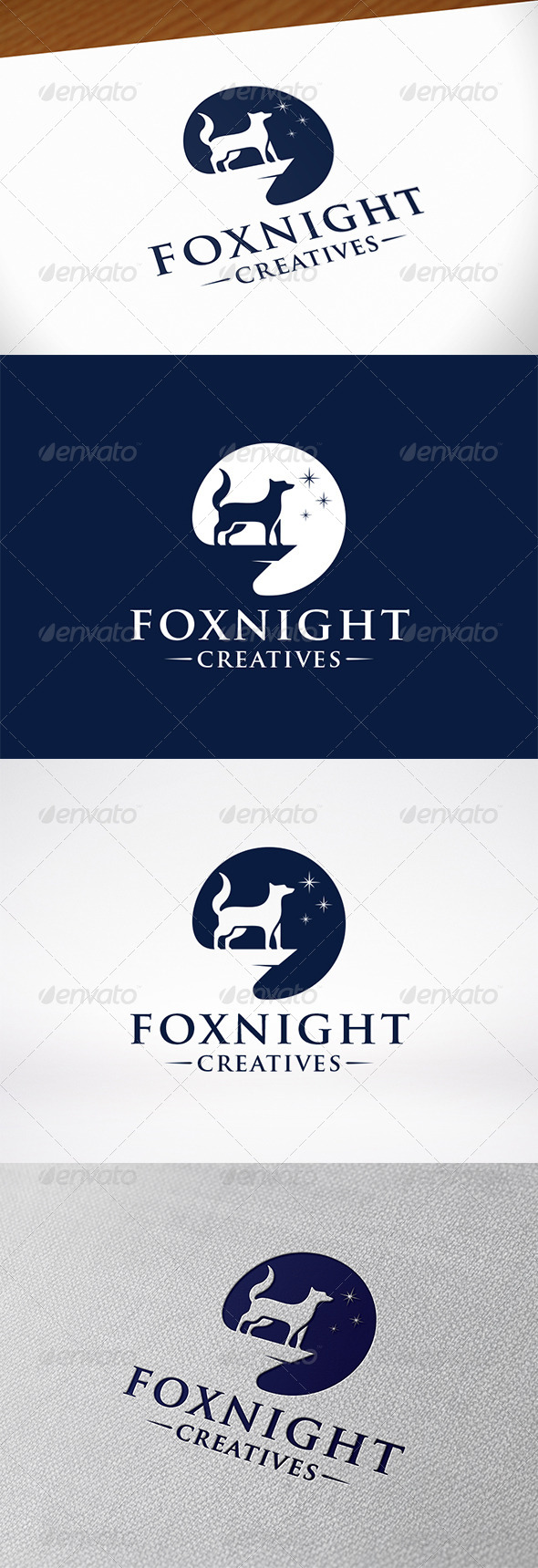 Fox Night Logo Template