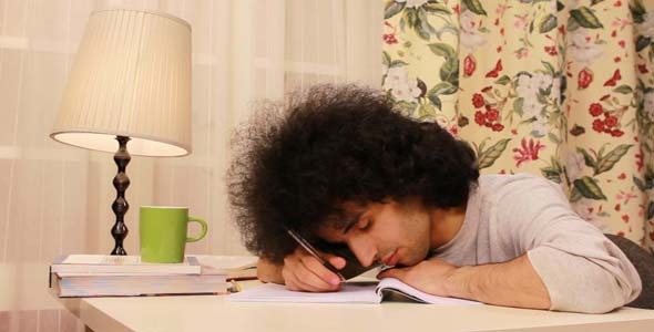 Man Studying On The Book 7 Man Studying On The Book 7