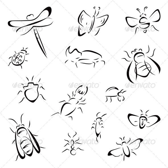 GraphicRiver Set of Bugs 8626437 GraphicRiver Set of Bugs 8626437