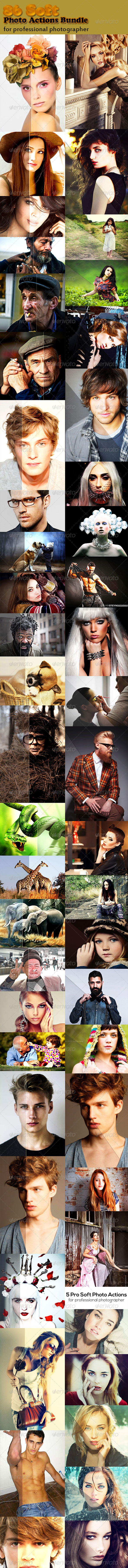 GraphicRiver 86 Soft Photo Actions Bundle 8626529 GraphicRiver 86 Soft Photo Actions Bundle 8626529