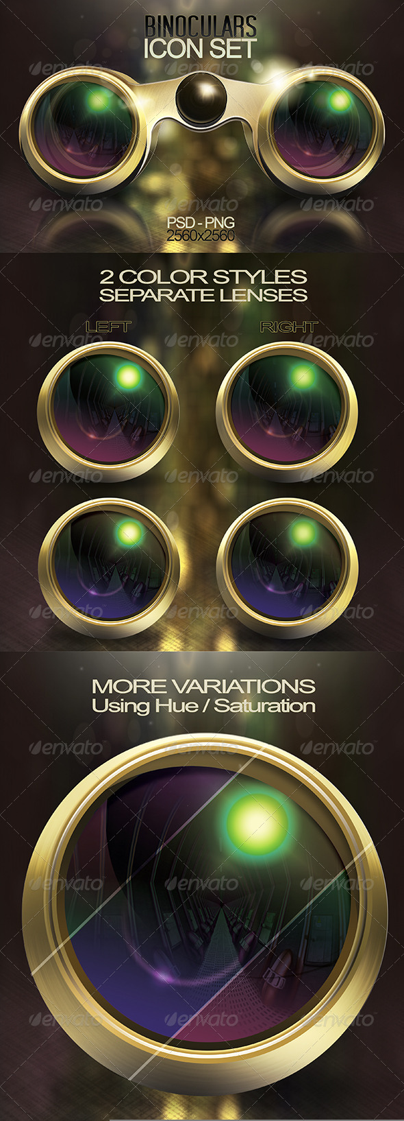 GraphicRiver Retro Binocular Icon Set 8626608 GraphicRiver Retro Binocular Icon Set 8626608