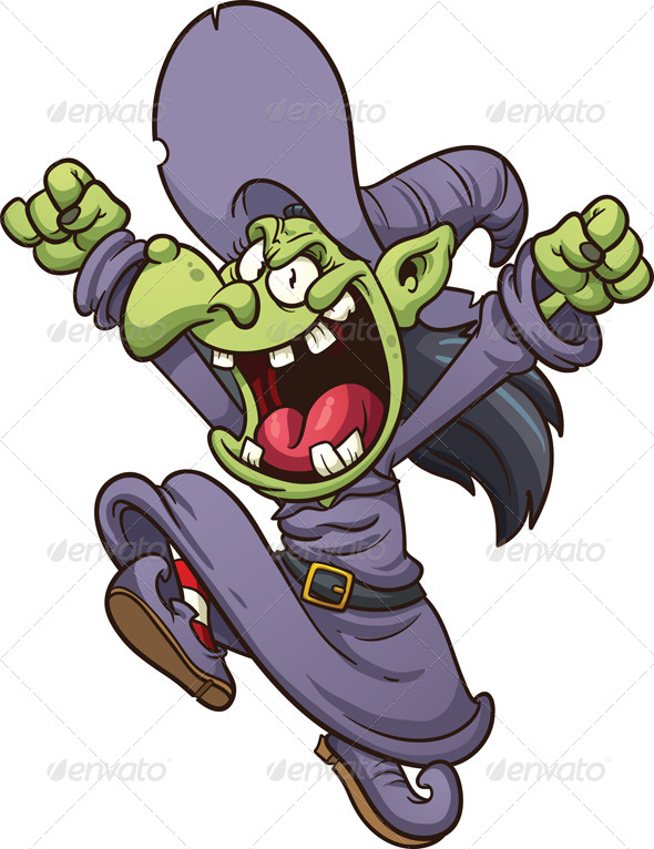 GraphicRiver Cartoon Witch 8627705 GraphicRiver Cartoon Witch 8627705