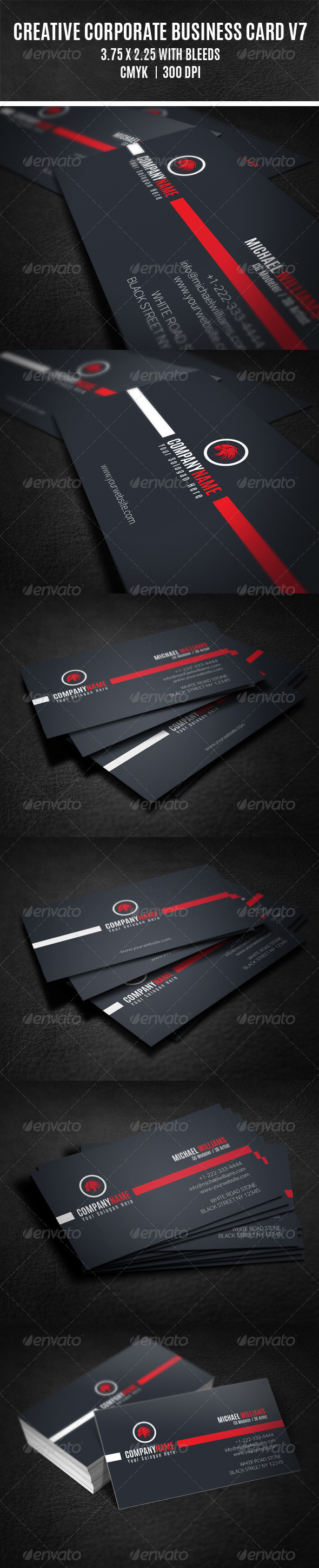 Creative Corporate Business Card V7 Creative Corporate Business Card V7