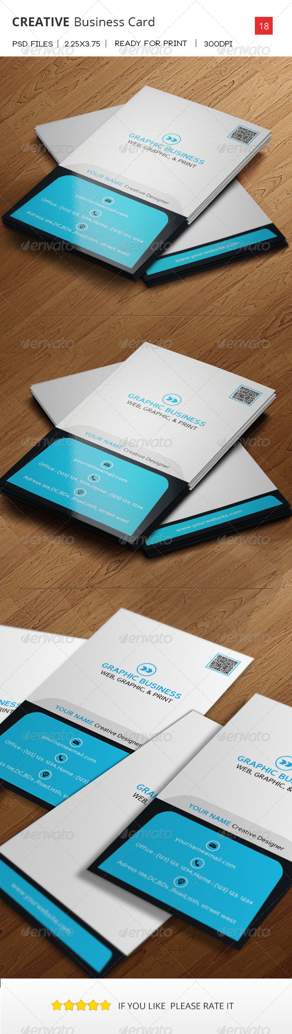 GraphicRiver Creative Business Card v.18 8631016 GraphicRiver Creative Business Card v.18 8631016