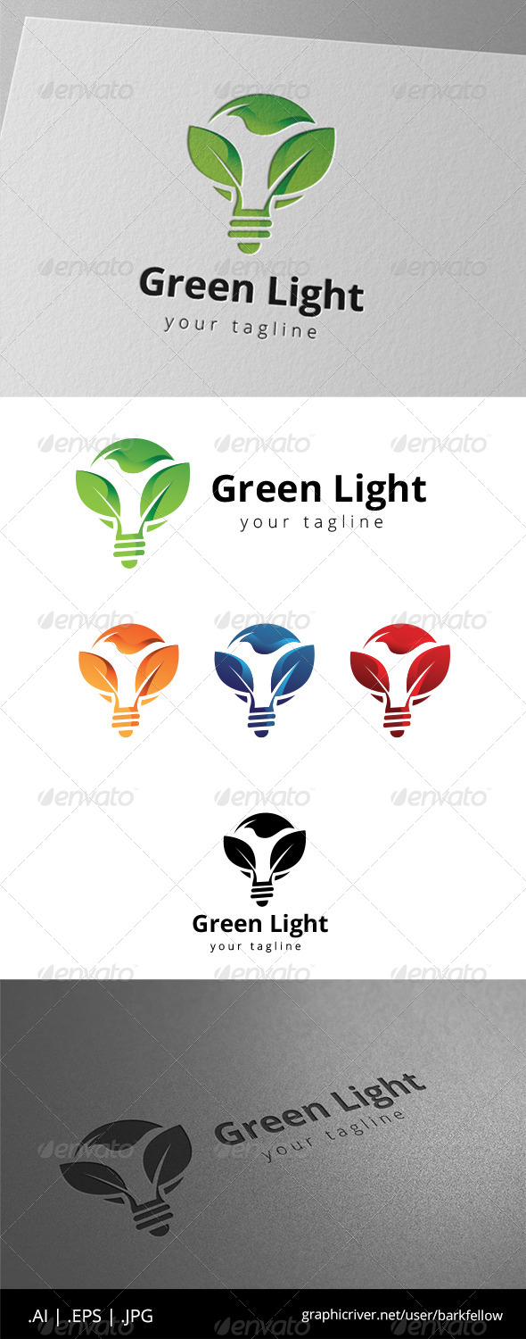 GraphicRiver Green Light Energy Logo 8631062 GraphicRiver Green Light Energy Logo 8631062