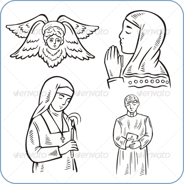 GraphicRiver Angels and Saints 8631835 GraphicRiver Angels and Saints 8631835