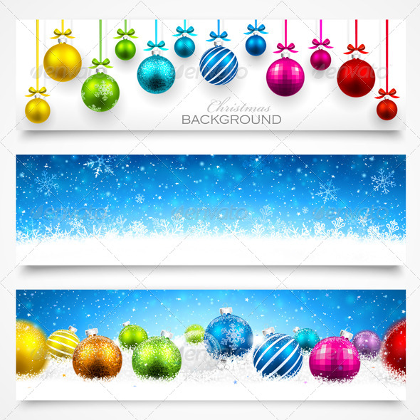 GraphicRiver Collection of Christmas Banners 8632061 GraphicRiver Collection of Christmas Banners 8632061