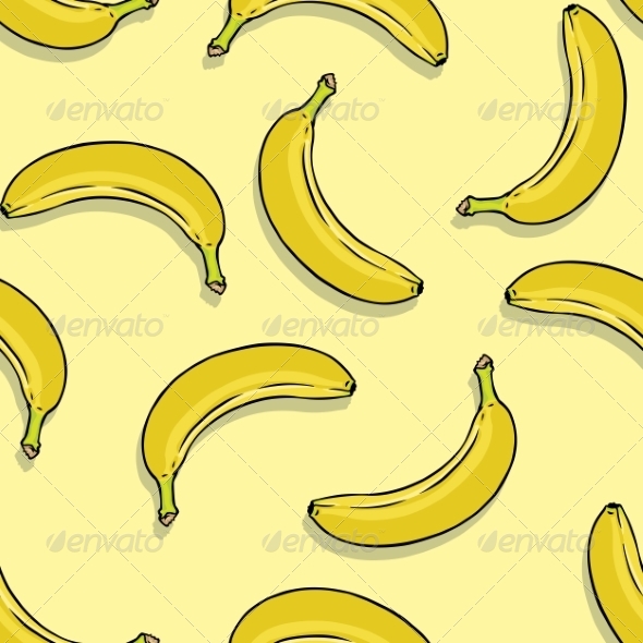 GraphicRiver Banana Seamless Pattern 8632275 GraphicRiver Banana Seamless Pattern 8632275