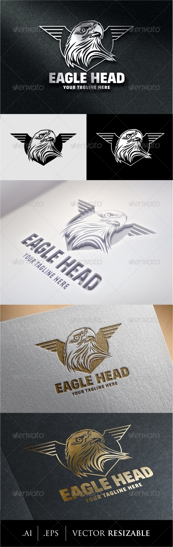 GraphicRiver Eagle Head Logo 8622491 GraphicRiver Eagle Head Logo 8622491