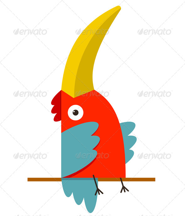 GraphicRiver Toucan Bird with Big Beak Sitting 8632495 GraphicRiver Toucan Bird with Big Beak Sitting 8632495