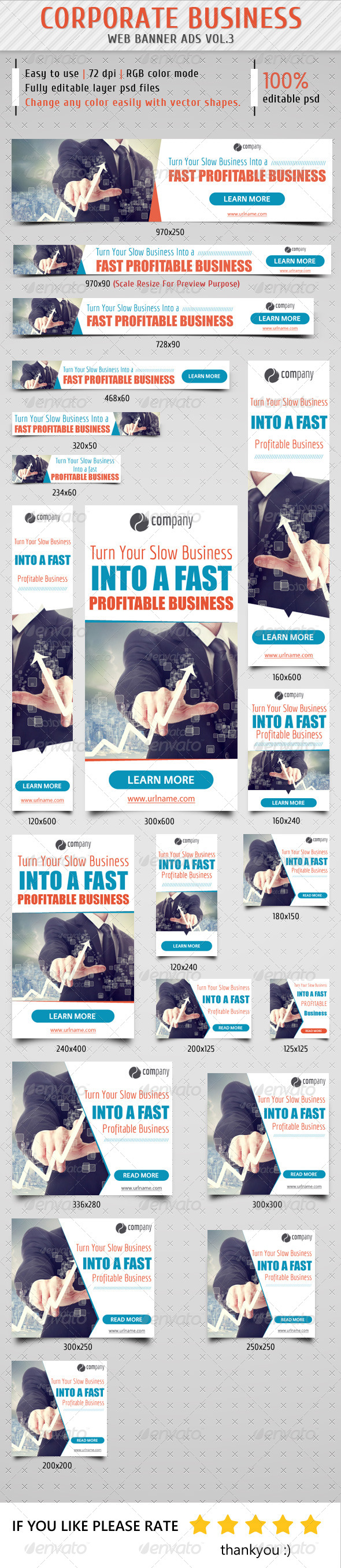 Corporate Business Web Banner Ads Vol.3 Corporate Business Web Banner Ads Vol.3