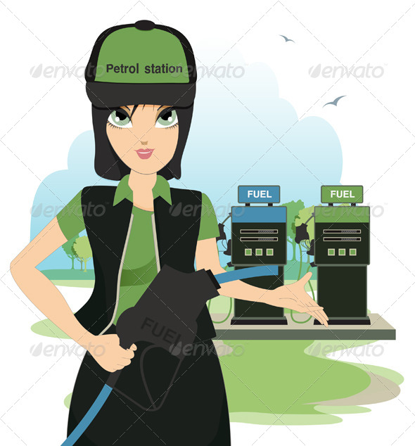 GraphicRiver Petrol Station 8634947 GraphicRiver Petrol Station 8634947