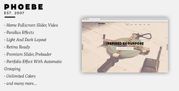 Phoebe - Responsive HTML5 Template