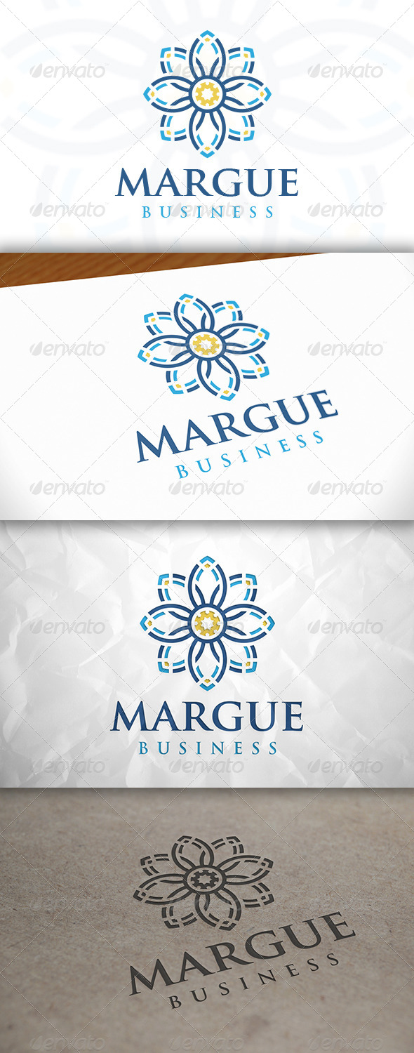 GraphicRiver Marguerite Logo 8635304 GraphicRiver Marguerite Logo 8635304