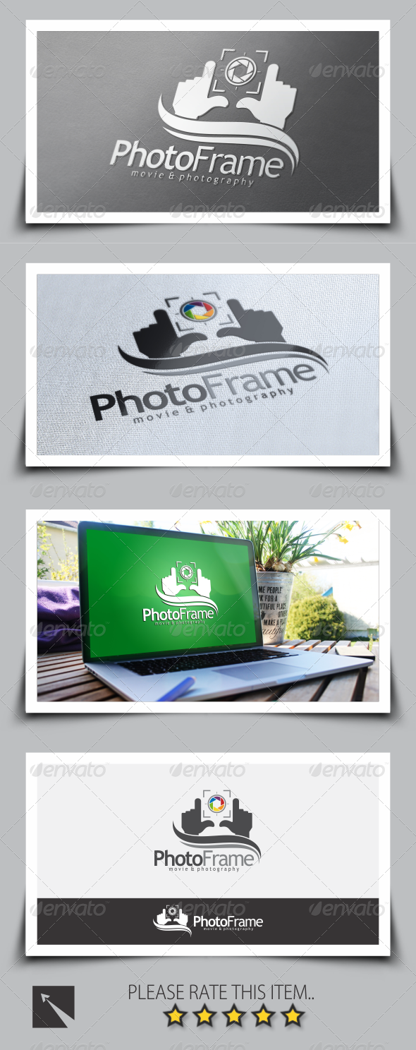 GraphicRiver Photo Frame Logo Template 8635787 GraphicRiver Photo Frame Logo Template 8635787