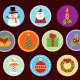 10 Flat Christmas Icons 10 Flat Christmas Icons - GraphicRiver Item for Sale