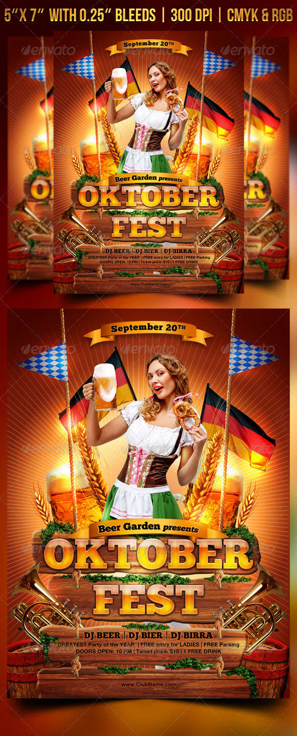 GraphicRiver Oktoberfest Flyer Template 8637238 GraphicRiver Oktoberfest Flyer Template 8637238