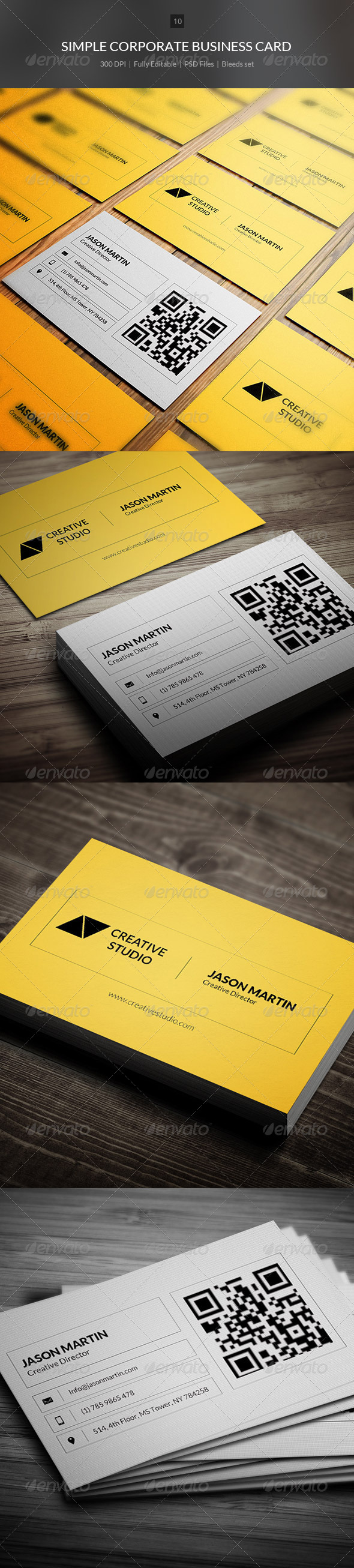 GraphicRiver Simple Corporate Business Card 10 8637773 GraphicRiver Simple Corporate Business Card 10 8637773