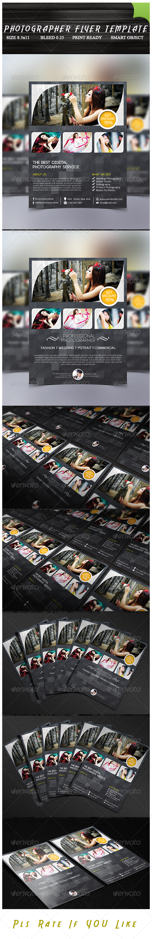 GraphicRiver Photographer Flyer V-2 8638469 GraphicRiver Photographer Flyer V-2 8638469