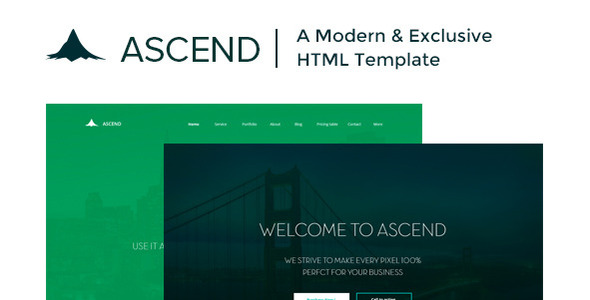 Ascend | Single Page HTML Template