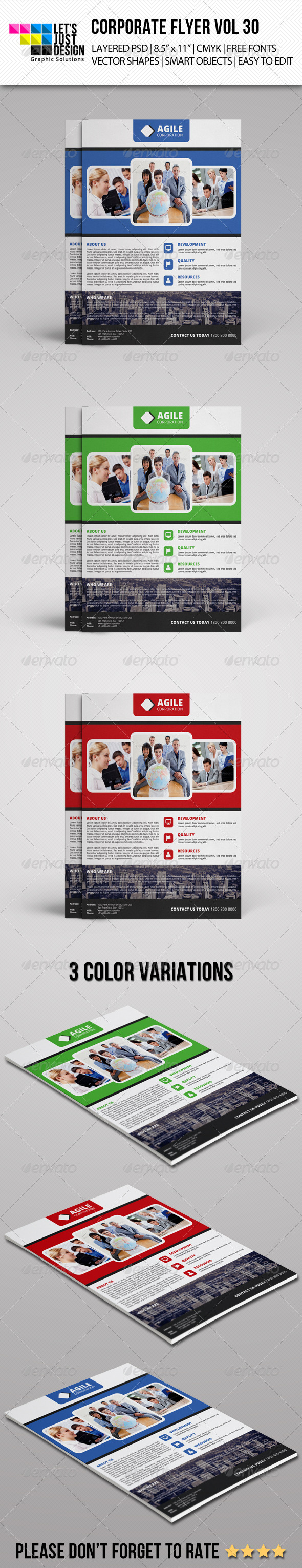 GraphicRiver Corporate Flyer Template Vol 30 8639290 GraphicRiver Corporate Flyer Template Vol 30 8639290