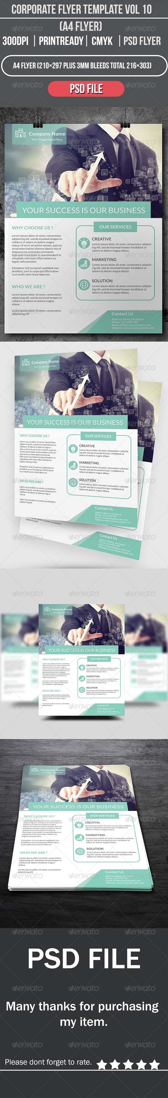 GraphicRiver Corporate Flyer Template Vol 10 8640795 GraphicRiver Corporate Flyer Template Vol 10 8640795