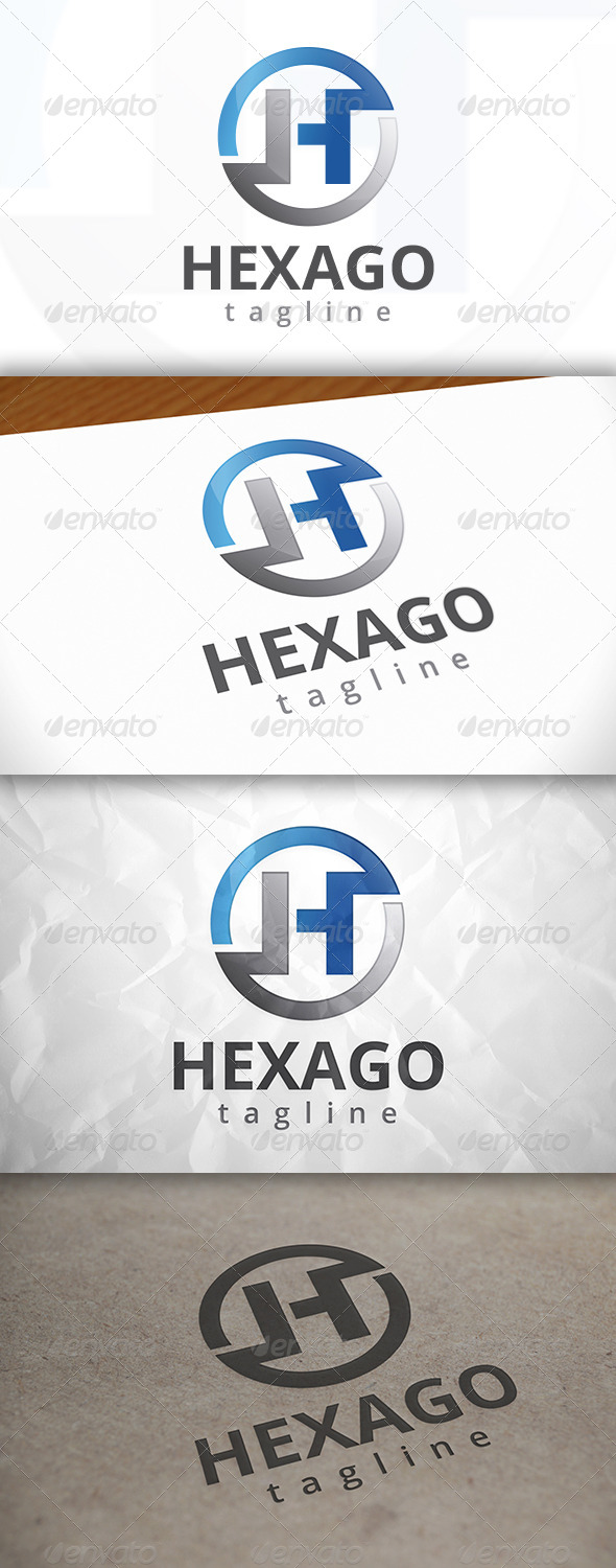 GraphicRiver H Letter Logo 8640955 GraphicRiver H Letter Logo 8640955