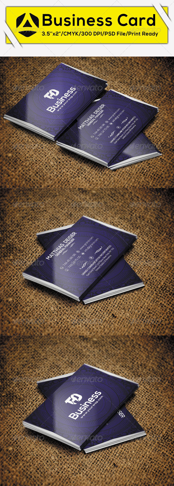 GraphicRiver Creative Business Card 3 8641360 GraphicRiver Creative Business Card 3 8641360