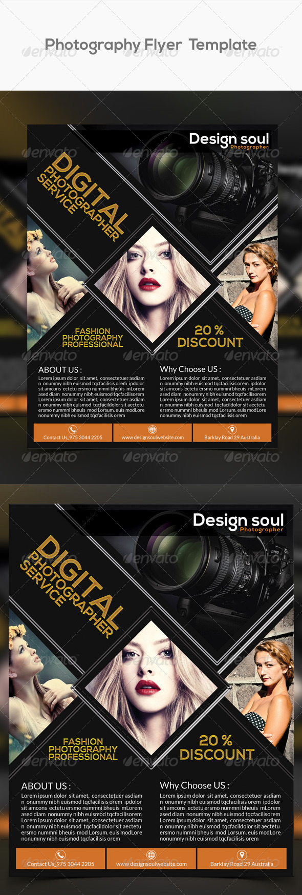 GraphicRiver Photography Flyers 8641571 GraphicRiver Photography Flyers 8641571