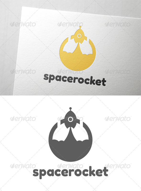 GraphicRiver Space Rocket Logo 8635919 GraphicRiver Space Rocket Logo 8635919