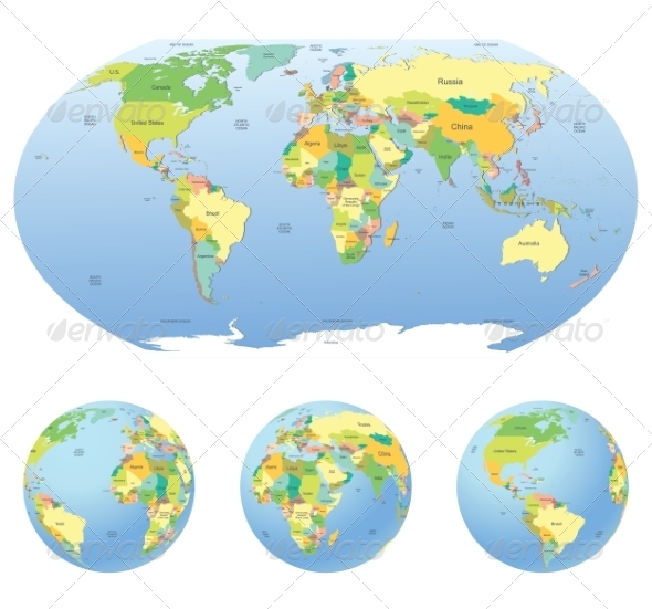 GraphicRiver Globe Isolated on White 8642544 GraphicRiver Globe Isolated on White 8642544