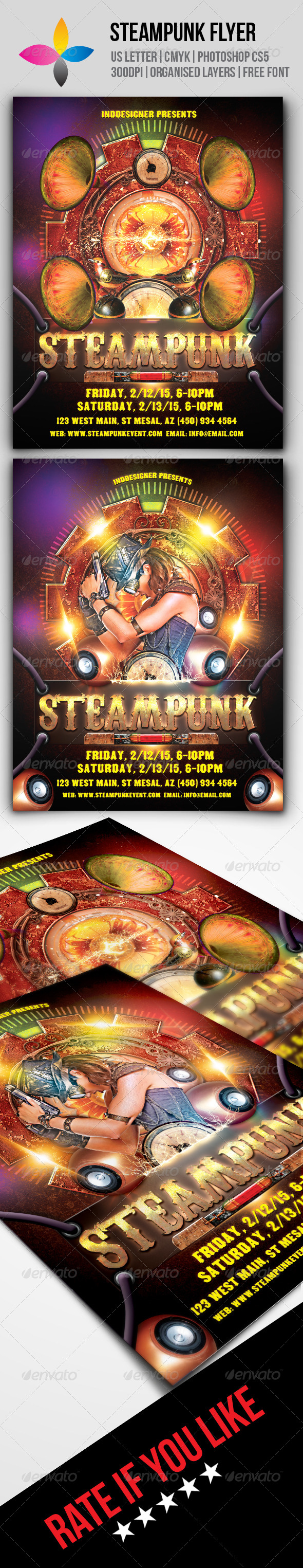 Steampunk Flyer (Events)